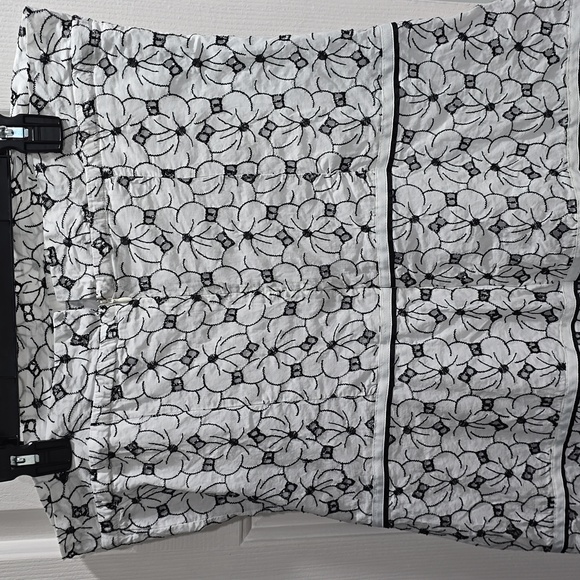 Autograph Black & White Floral Dress Size 14 - Picture 9 of 14